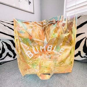 Metallic Bumble tote bag